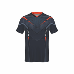 All Over Customized Soccer jersey V Neck t-shirt NP0000S554 - Next Print