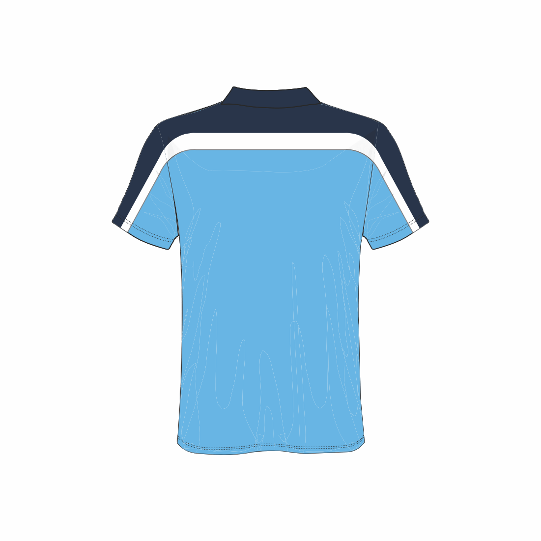 All Over Customized T-shirt Polo collar NP0000S521 - Next Print