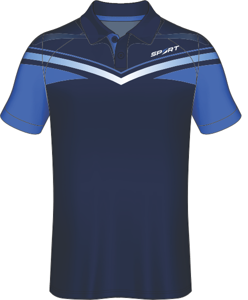 All Over Customized T-shirt polo collar NP0000S589 - Next Print