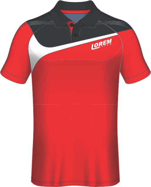 All Over Customized T-shirt polo collar NP0000S609 - Next Print