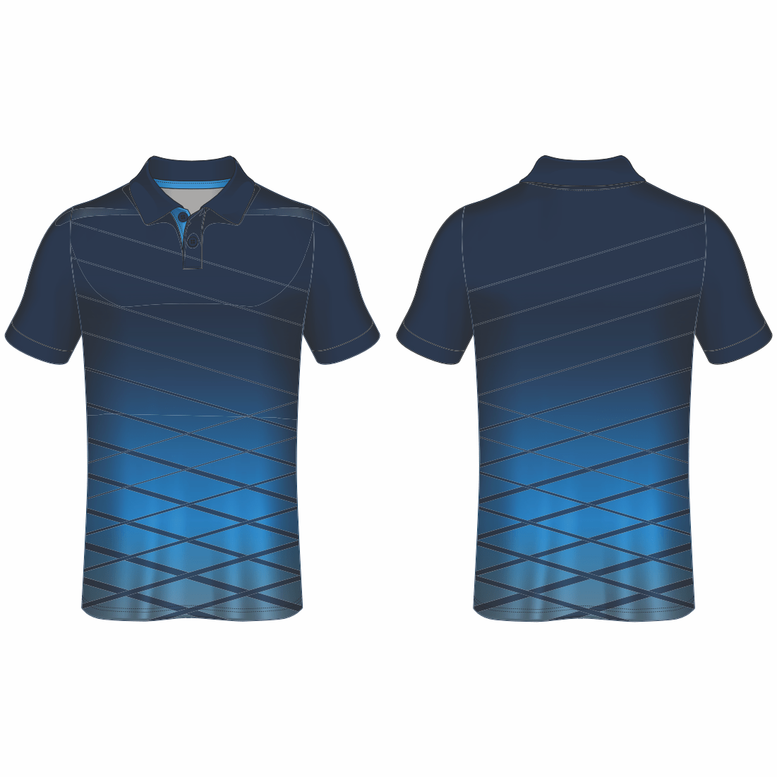 All Over Customized T-shirt polo collar sport jersey NP0000S540 - Next Print