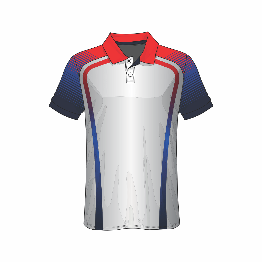 All Over Customized T-shirt polo collar sport jersey NP0000S547 - Next Print