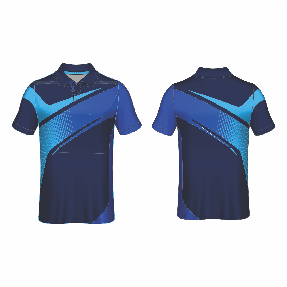 All Over Customized T-shirt polo collar sport jersey NP0000S549 - Next Print