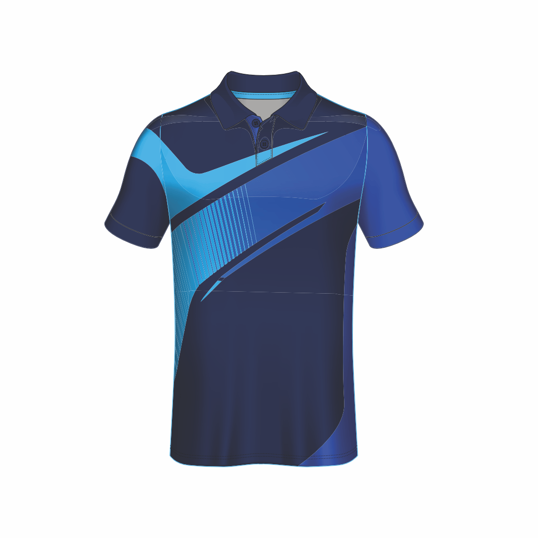 All Over Customized T-shirt polo collar sport jersey NP0000S549 - Next Print