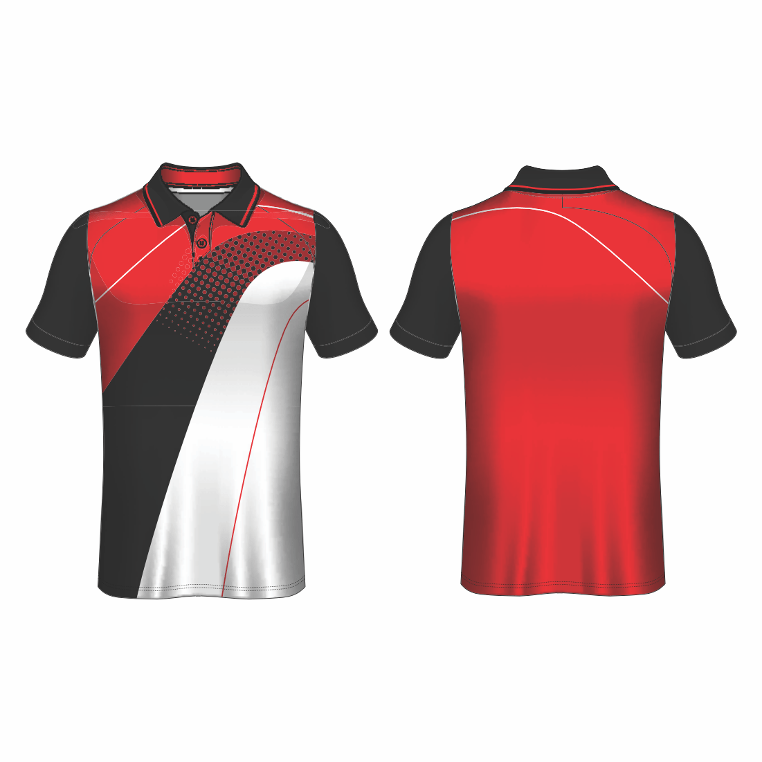 All Over Customized T-shirt polo collar sport jersey NP0000S580 - Next Print