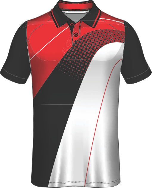 All Over Customized T-shirt polo collar sport jersey NP0000S580 - Next Print