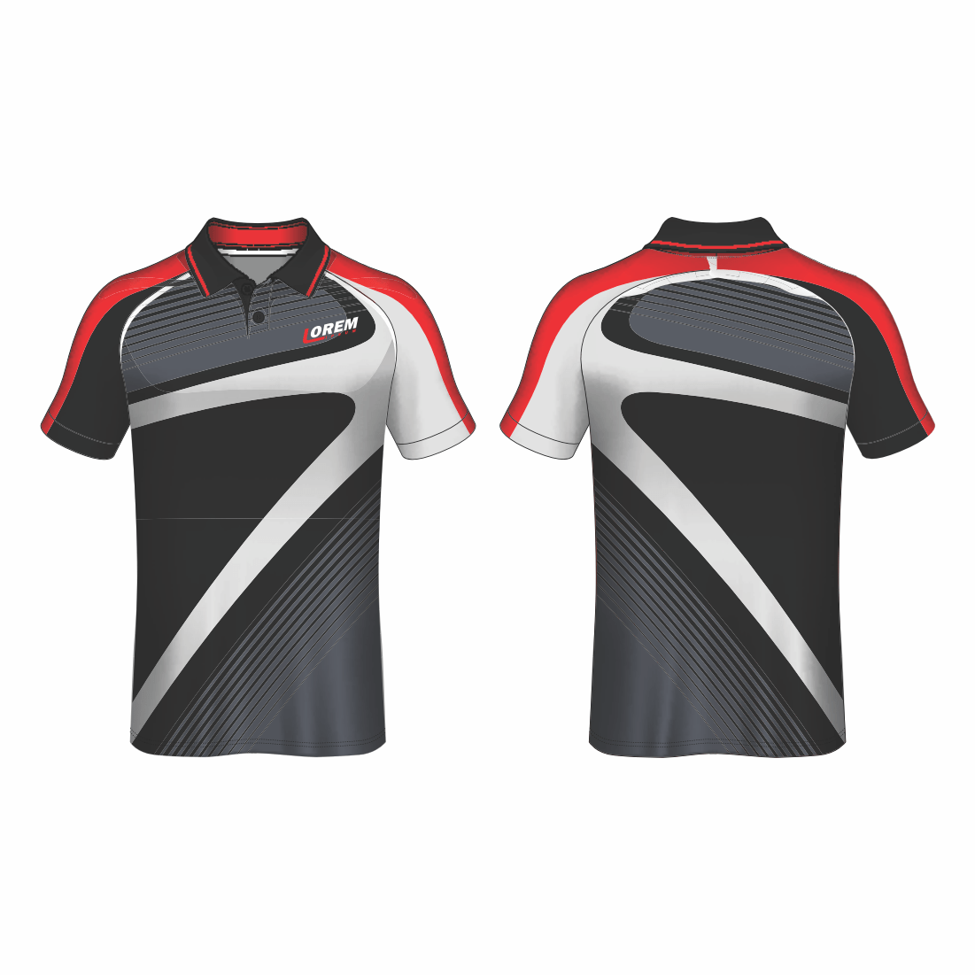 All Over Customized T-shirt polo collar sport jersey NP0000S586 - Next Print