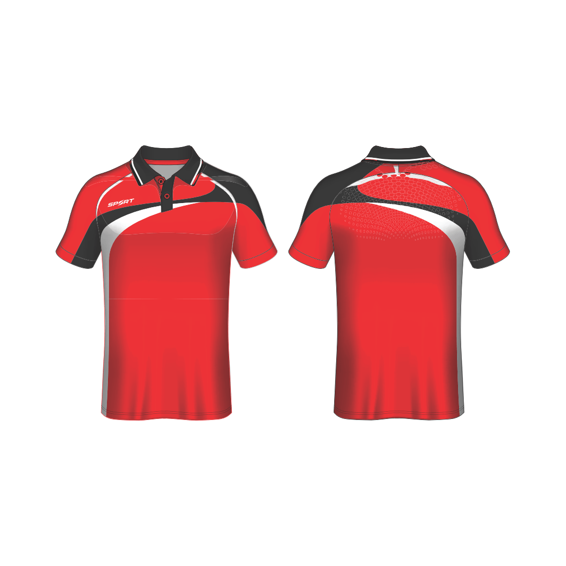 All Over Customized T-shirt polo collar sport jersey NP0000S617 - Next Print