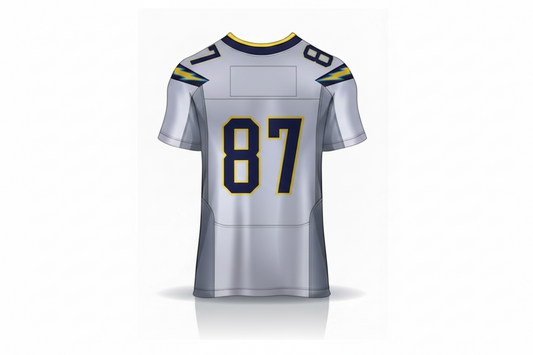 Next Print Football jersey T-shirt / Grey And Black/ Colour