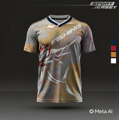 Dry-fit fishing T-shirt for men by NextPrint