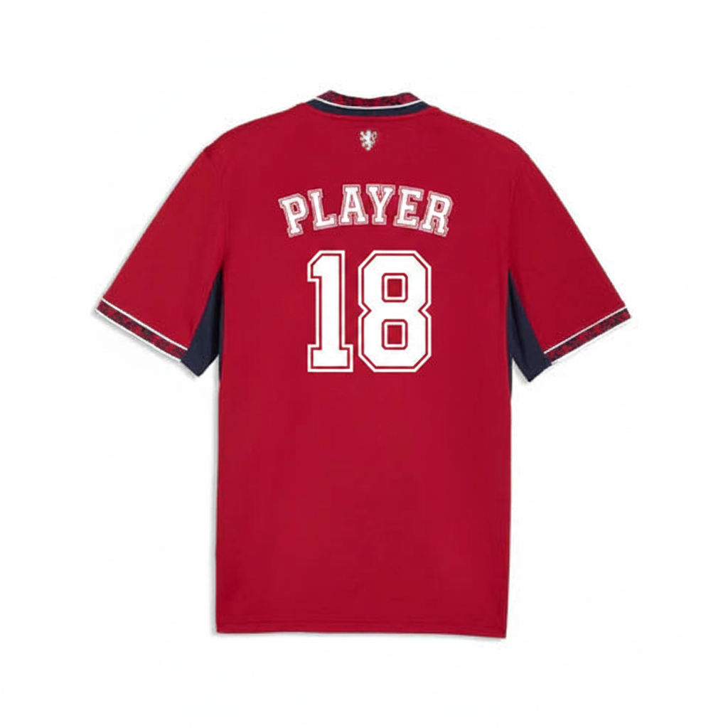 Custom Austria style football jersey with personalized name and number