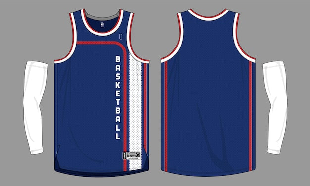 Next Print basketball jersey mockup template vector design