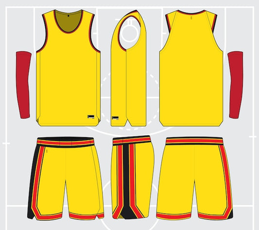 Next Print Basketball jersey template vector mockup