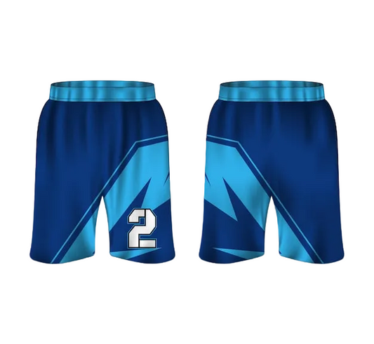 Next Print Custom Blue Sports Shorts – Modern Athletic Teamwear Design