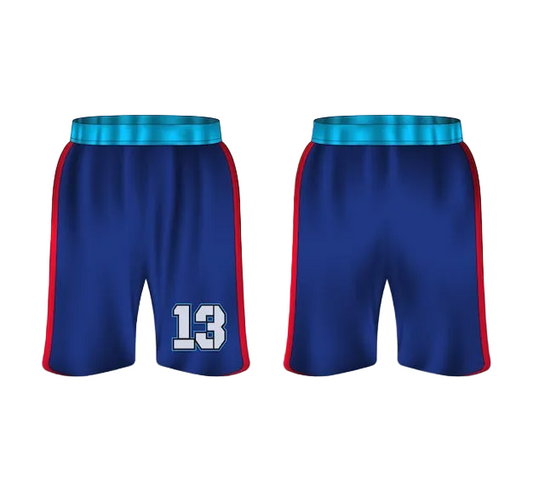 Next Print Custom Blue Sports Shorts – Premium Teamwear Design