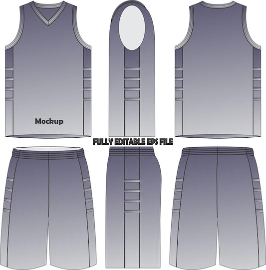 Next Print Basketball Uniform Jersey Shorts Mock ups