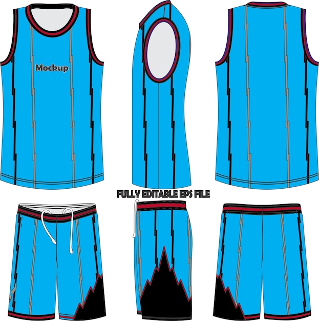 Next Print Basketball Uniform Mock ups