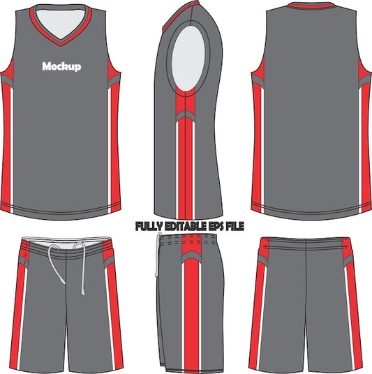 Next Print Basketball Uniform Mock ups