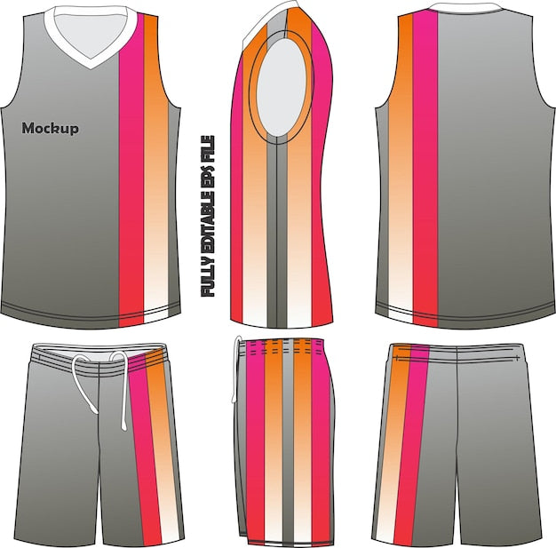 Next Print Basketball Uniform Mock ups