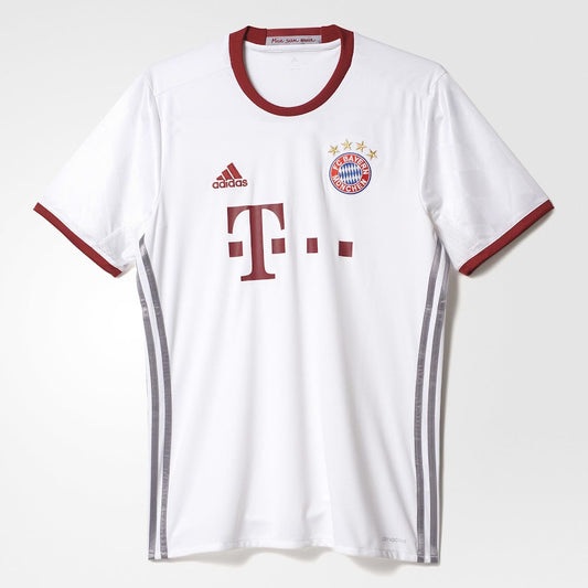 NextPrint Personalized White Jersey with Maroon Collar & Side Stripes – Custom Name & Number Football T-Shirt India