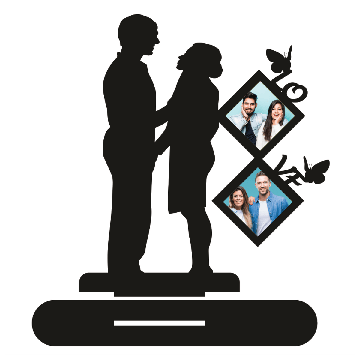 BEST COUPLE DOUBLE IMAGE STAND FRAME - Next Print