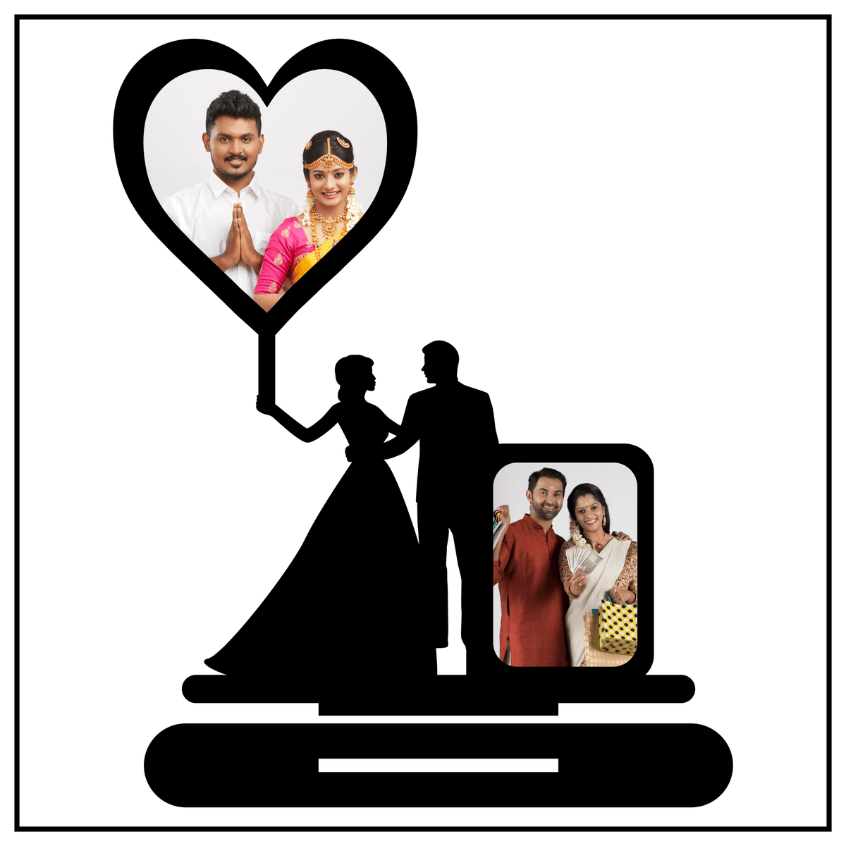 BEST COUPLES DOUBLE IMAGE STAND FRAME - Next Print