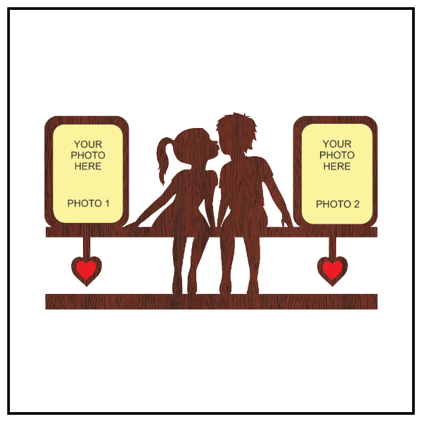 BEST LOVE NEVER BEFORE DOUBLE IMAGE WALLFRAME - Next Print