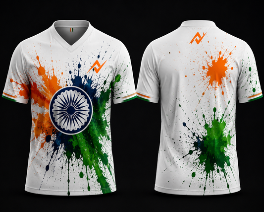 Bharat Gaurav India glory heritage tricolor jersey