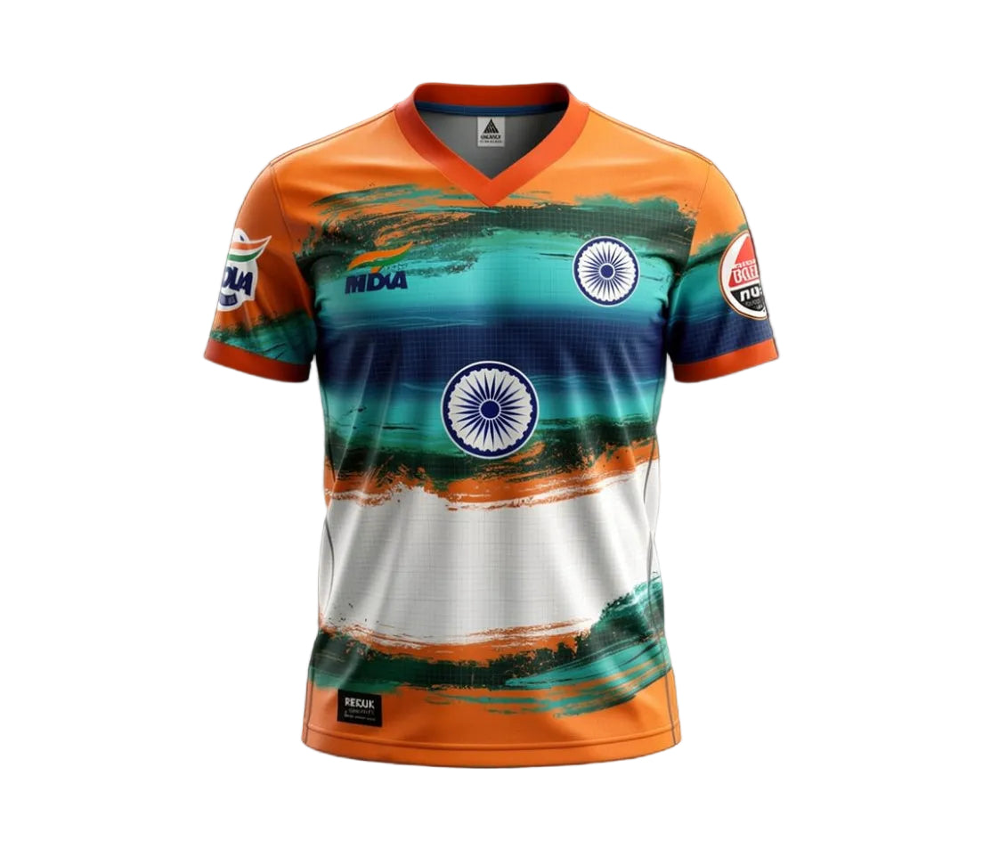Bharat Mata Ki Jai motherland victory graphic jersey India