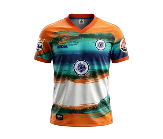 Bharat Mata Ki Jai motherland victory graphic jersey India