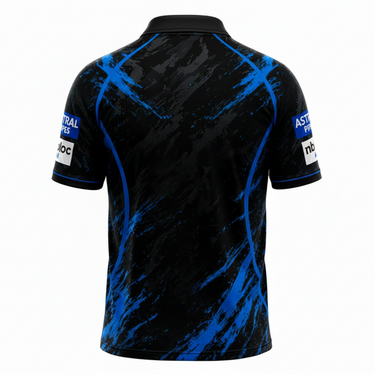 Next print Custom Black Blue Cricket Jersey CSK Style | Personalized Sports Jersey with Name & Number India