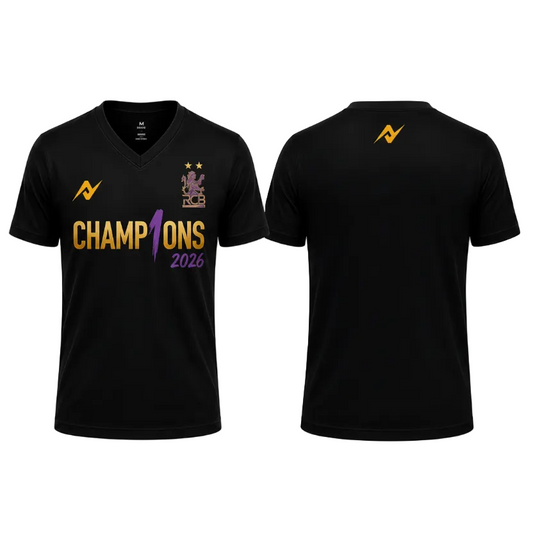 Black Champions Prestige Sports Jersey front view