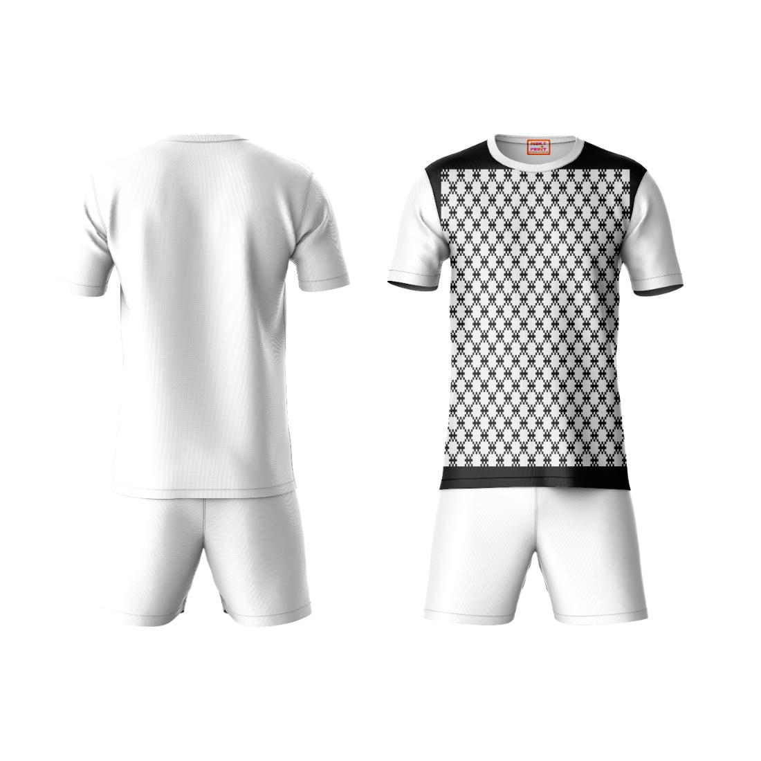 Men black checkered pattern sportswear co-ord set side angle view
