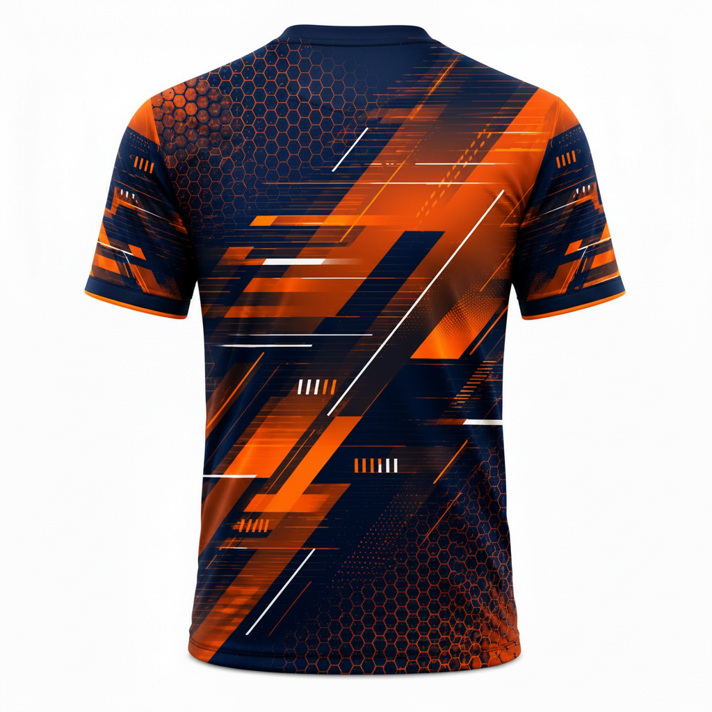 Custom Black Orange Grunge Splatter Jersey | Personalized Cricket & Football Team Jersey India