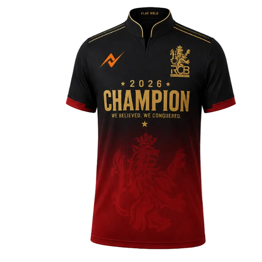 Black Red Legacy Champion Sports Jersey front view