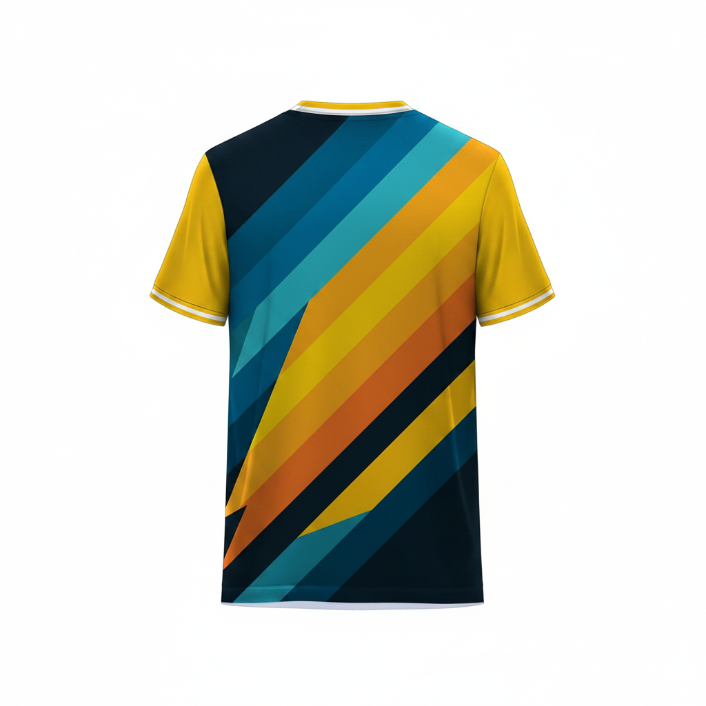 Next print Blue Orange Sports T-Shirt for Men | Custom Team Jersey with Sublimation Print | India