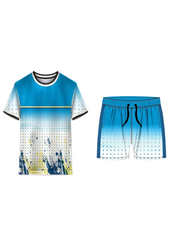 Next print Blue Sports Jersey with Shorts | Custom Team Uniform Set | Breathable Athletic Wear India