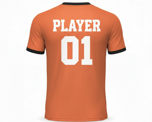 Professional cricket jersey blue and white color combination with custom player printing for sports teams