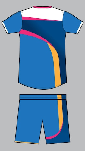 NextPrint Custom Sports Jersey & Shorts Set – Blue White Team Kit with Personalized Name & Number
