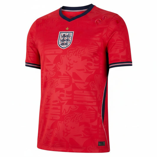 Brazil inspired blue football fan jersey front view