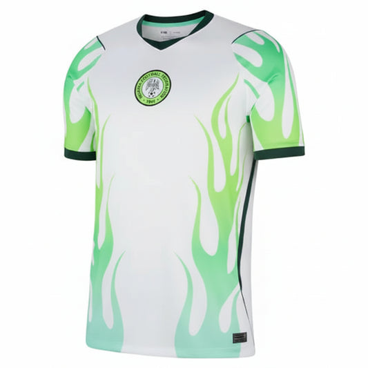 Brazil inspired football fan jersey front view