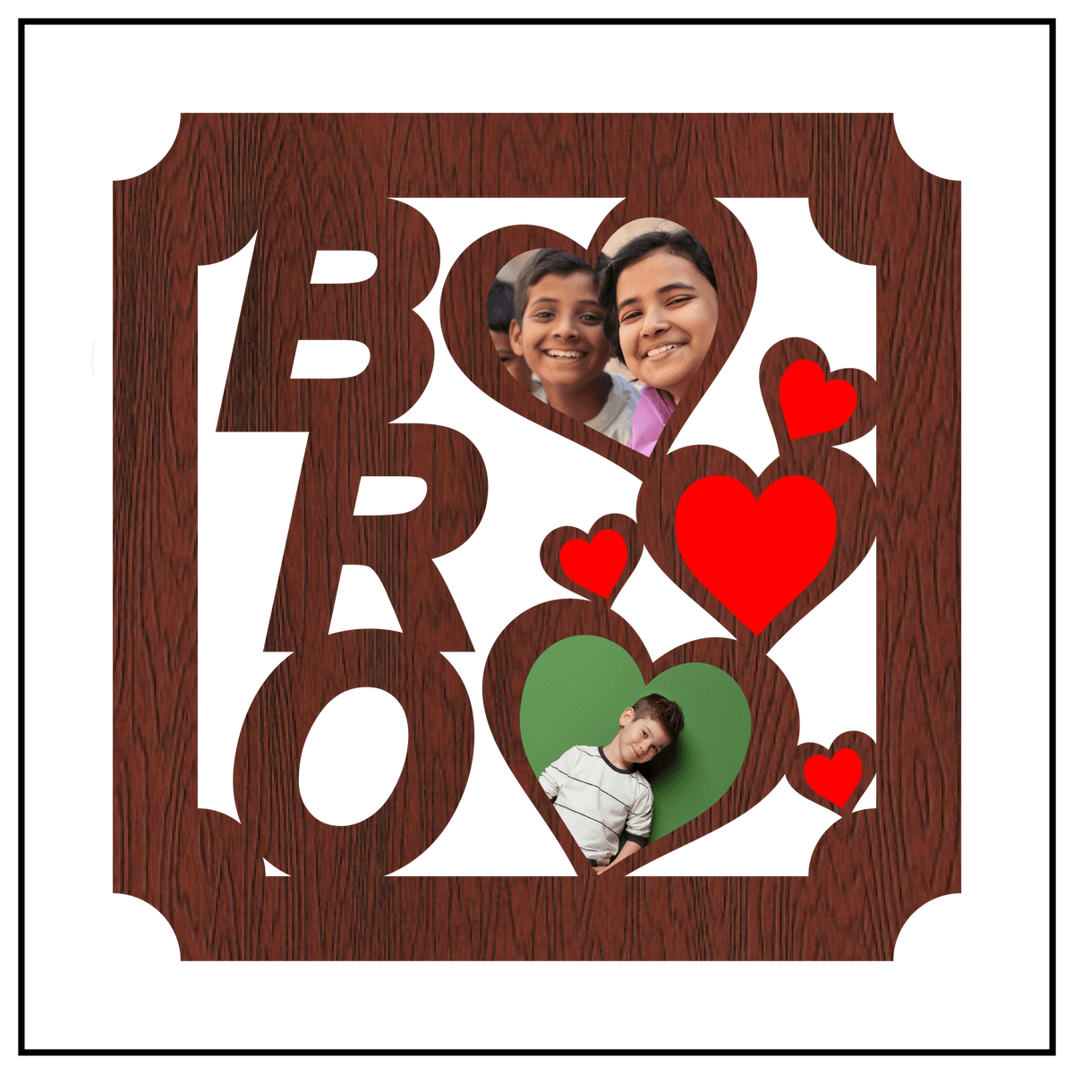 Bro Photo Printed Wall Frame. - Next Print