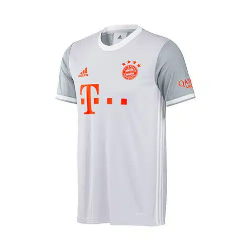 NextPrint Custom Bayern Munich 2020-21 Away Jersey White – Name & Number Printing Available