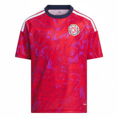 Chile inspired red football fan jersey front view