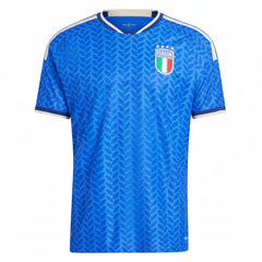 Colombia inspired yellow football fan jersey front view
