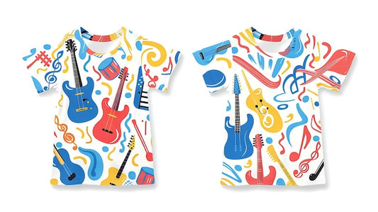 a colorful shirt with the number 1 on it