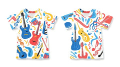 a colorful shirt with the number 1 on it