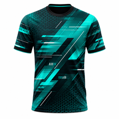 Colorful custom sports jersey for cricket and football teams with sublimation print by NextPrint India
