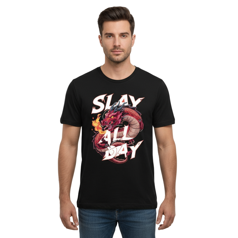 Next Print Cool Vintage Dragon T shirt design
