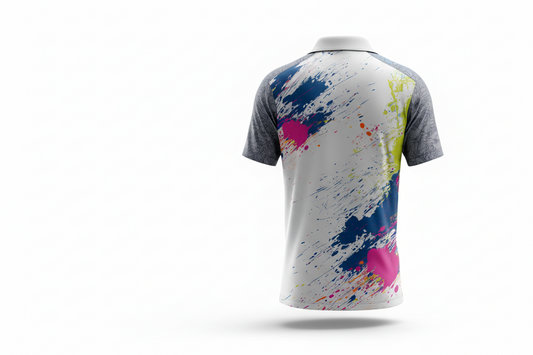 Next Print sport cricket jersey combained with white gray colour t-shirt men and women